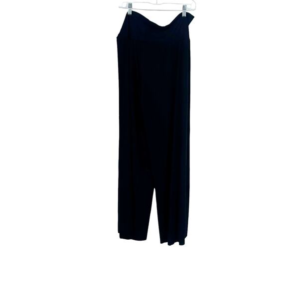 Commando Ultra-Soft Button Wide Leg Lounge Pant Pull-On Black Size XL NWOT - Picture 8 of 11